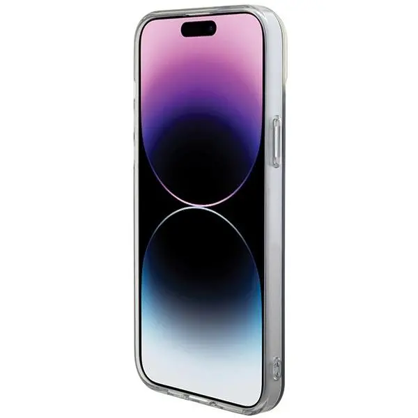 Etui Guess IML Iridescent MagSafe GUHMP15LHITSK do iPhone 15 Pro Różowy