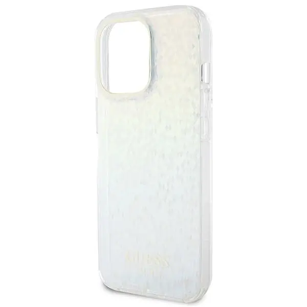 Etui Guess IML Faceted Mirror Disco Iridescent GUHCP15XHDECMI do iPhone 15 Pro Max Tęczowy