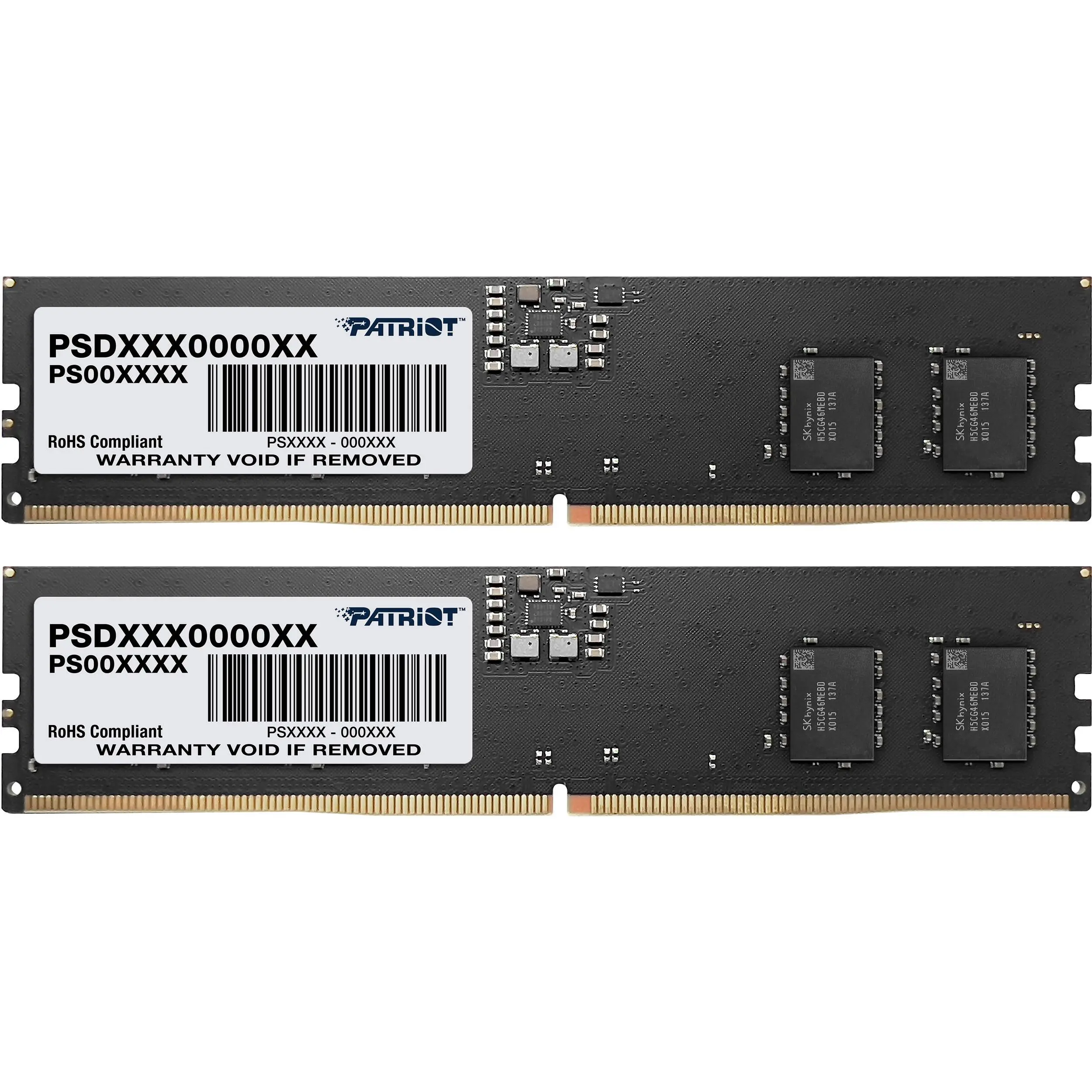 Pamięć RAM Patriot Signature DDR5 16GB (2 x 8GB) 5600 CL40 Szary