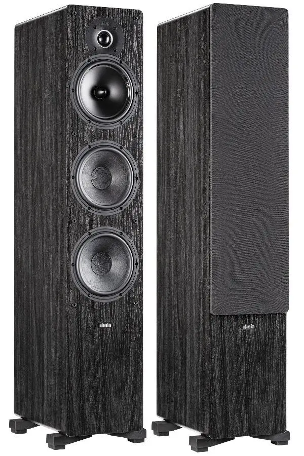 Zestaw stereo Yamaha R-N800A Czarny, Indiana Line Tesi 661 Ciemny dąb