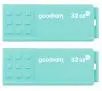 PenDrive GoodRam UME3 CARE Dwupak 2x32GB USB 3.2 Zielony