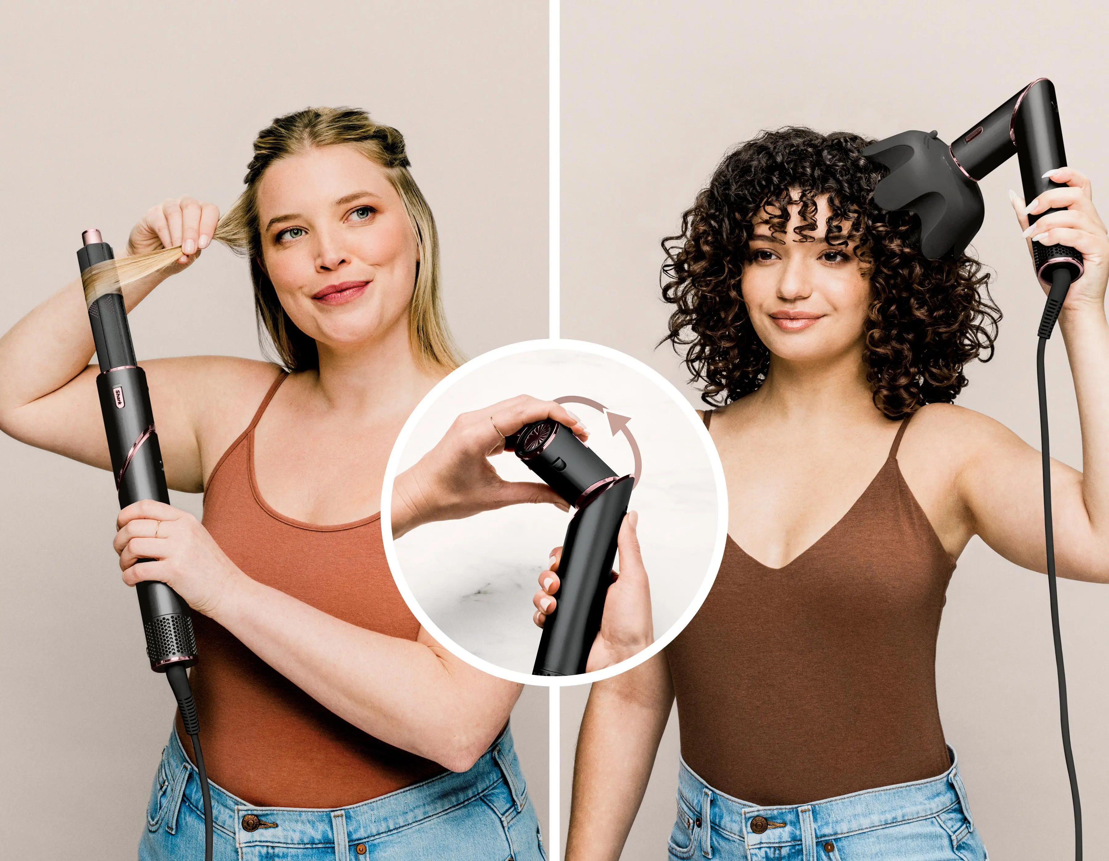 Suszarko-lokówka Shark FlexStyle HD424EU Hair styler 3W1 1400W Zimny nawiew 3 poziomy temperatur