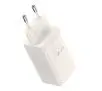 Ładowarka sieciowa Baseus GaN5 2x USB-C + USB 65W + kabel 1m Biały