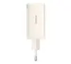 Ładowarka sieciowa Baseus GaN5 2x USB-C + USB 65W + kabel 1m Biały