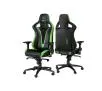 Fotel Noblechairs EPIC Sprout Edition Gamingowy do 120kg Skóra ECO Czarno-zielony