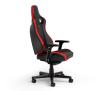 Fotel Noblechairs EPIC COMPACT Black Carbon Red Gamingowy do 120kg Skóra ECO Czarno-czerwony