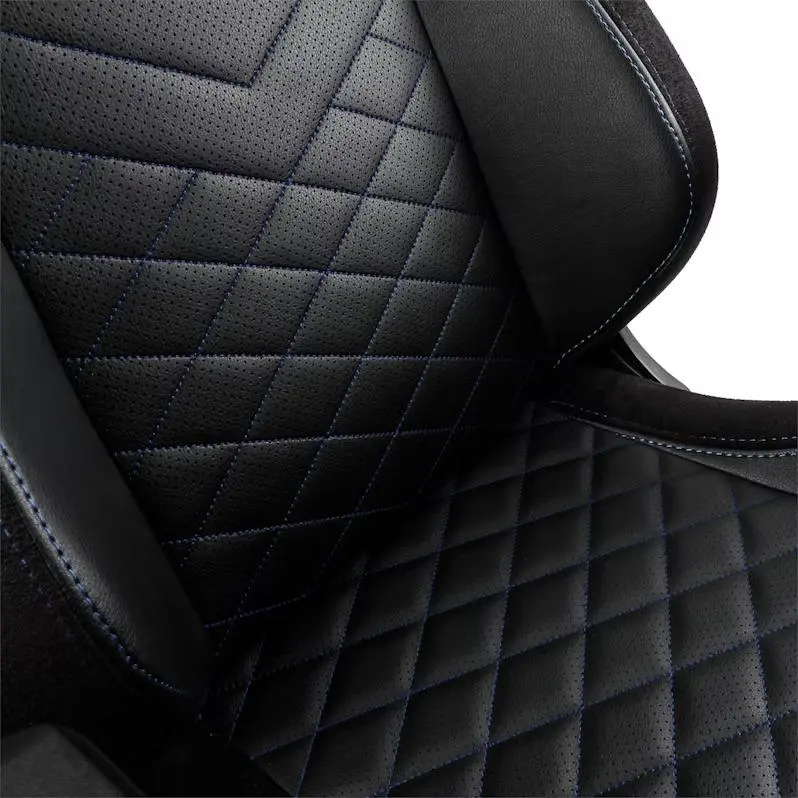 Fotel Noblechairs EPIC Black Blue Gamingowy do 120kg Skóra ECO Czarno-niebieski