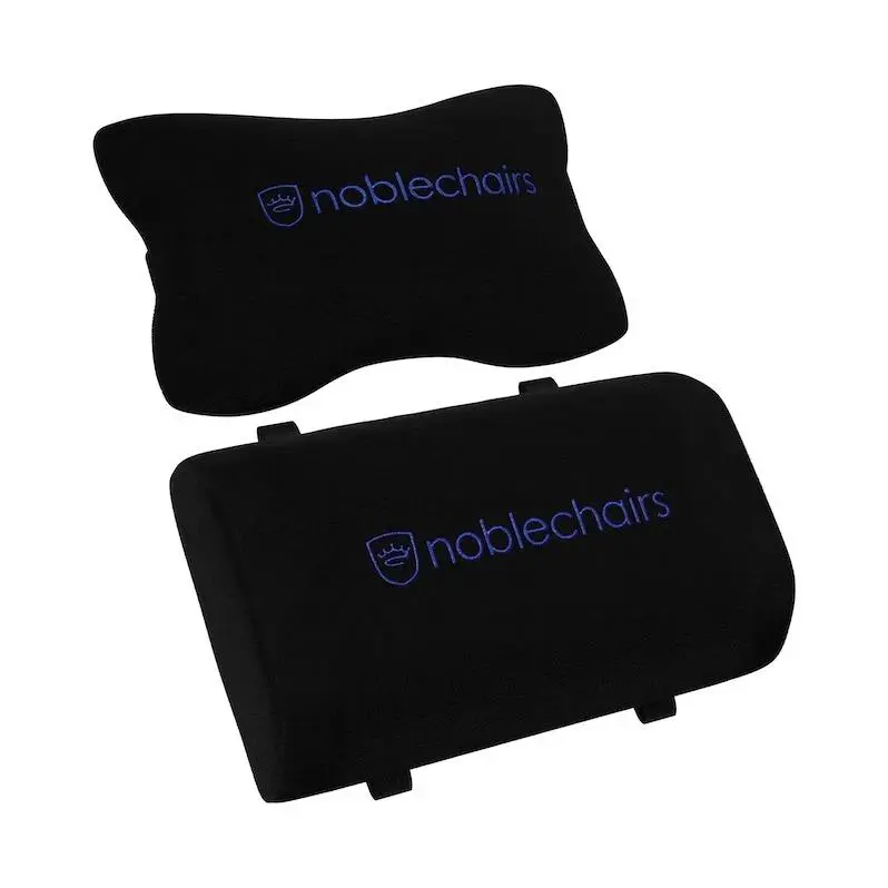 Fotel Noblechairs EPIC Black Blue Gamingowy do 120kg Skóra ECO Czarno-niebieski