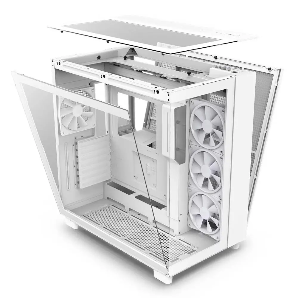 Obudowa NZXT H9 Elite okno RGB Biały