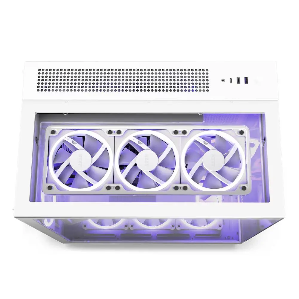 Obudowa NZXT H9 Elite okno RGB Biały