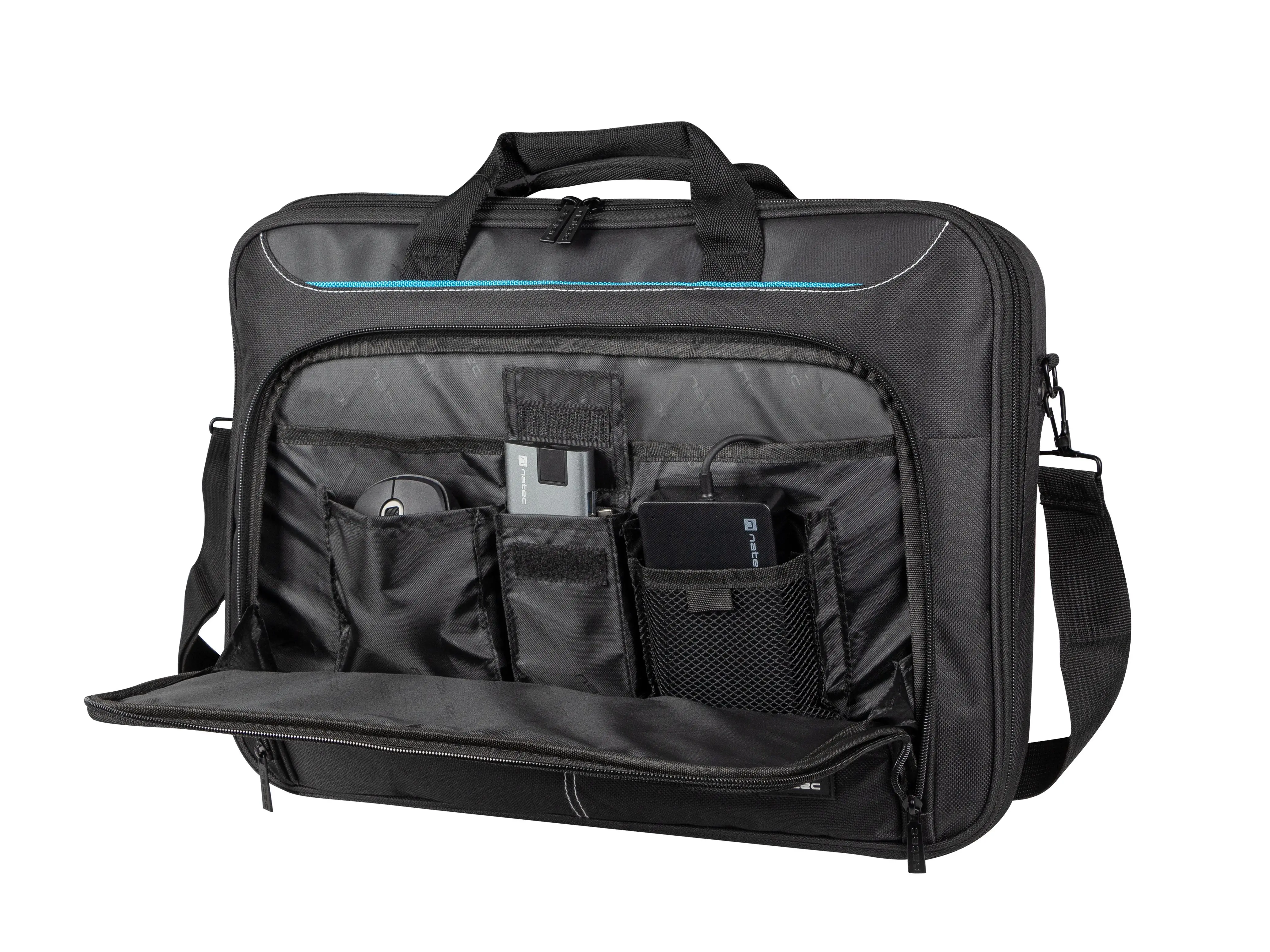 Torba na laptopa Natec Doberman 17,3"  Czarny
