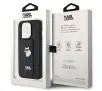 Etui Karl Lagerfeld Gripstand Saffiano Choupette Pins KLHCP14XGSACHPK do iPhone 14 Pro Max Czarny
