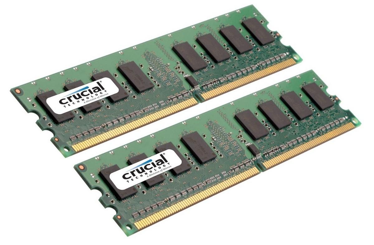 Pamięć RAM Crucial DDR2 4GB (2 x 2GB) 667 CL5