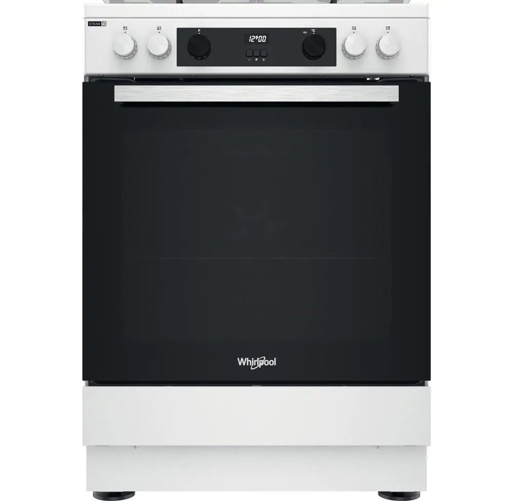 Kuchnia gazowo-elektryczna Whirlpool WS68G8CHW/E Termoobieg