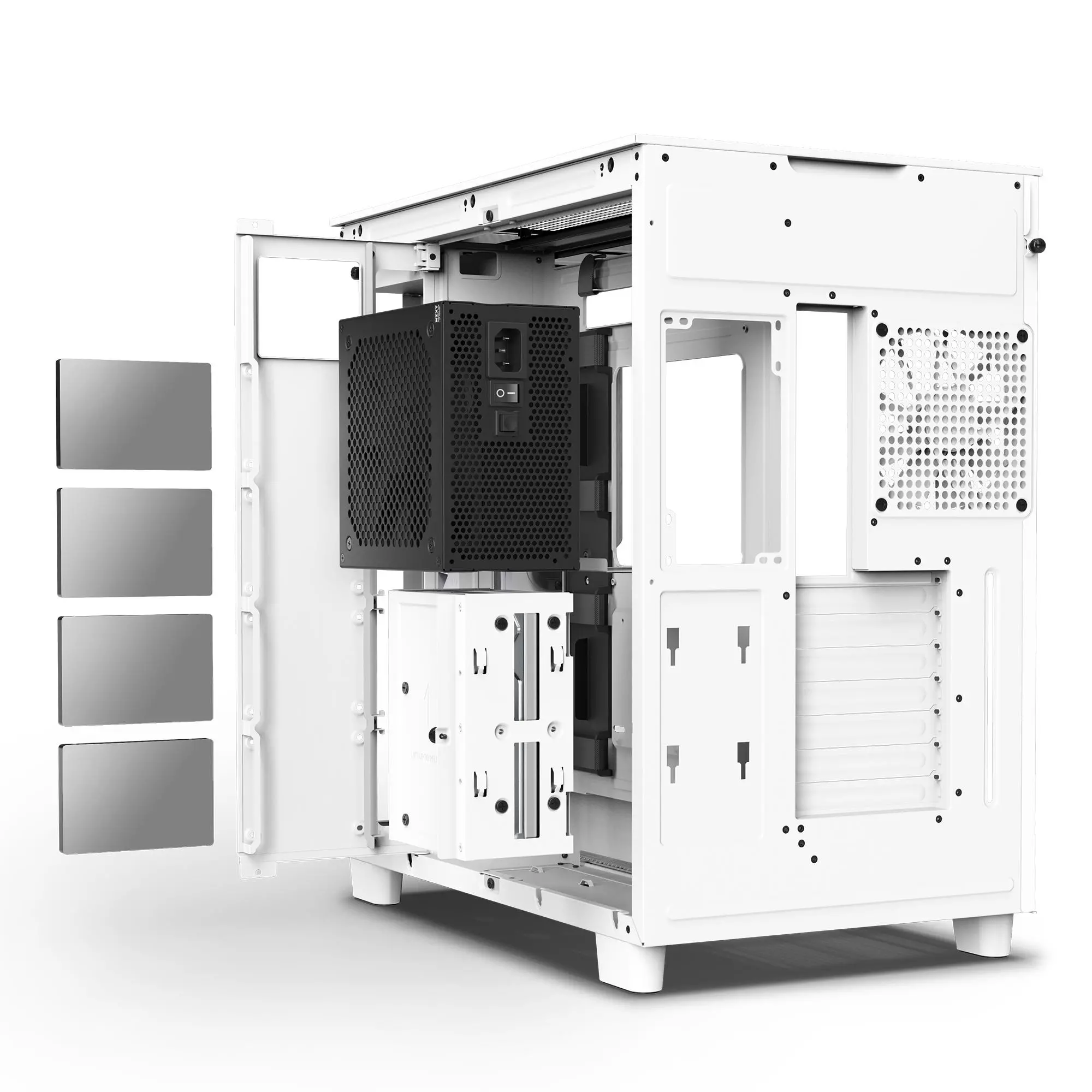 Obudowa NZXT H9 Flow okno Biały