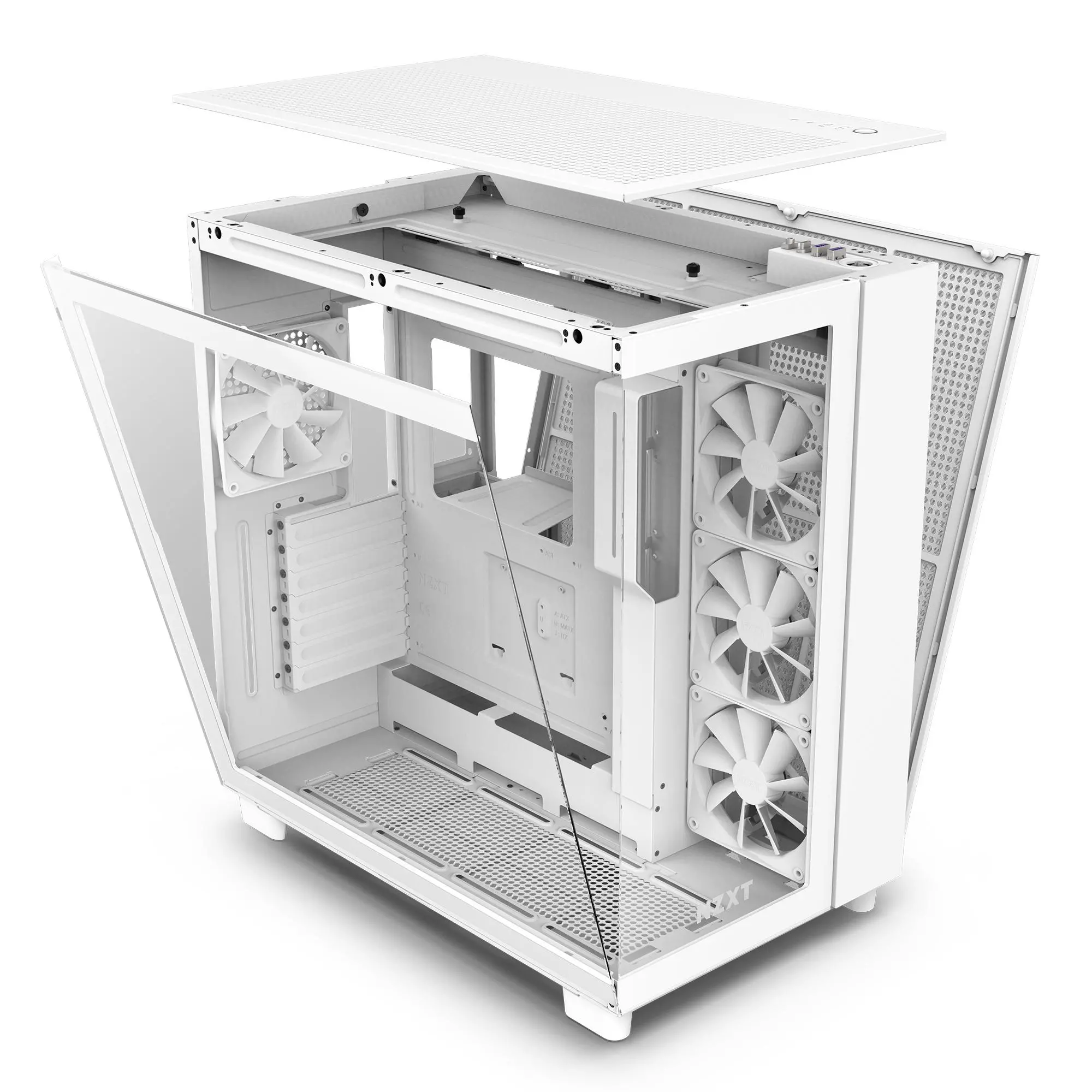 Obudowa NZXT H9 Flow okno Biały