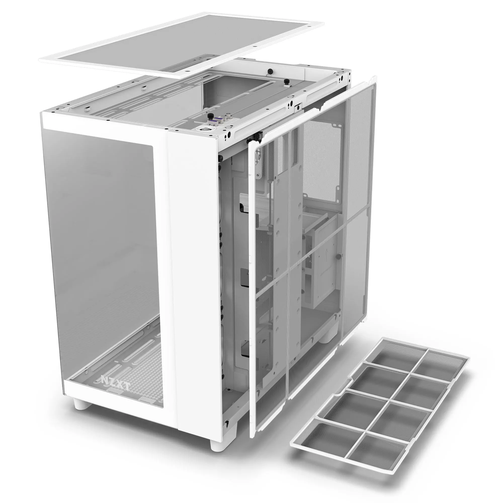 Obudowa NZXT H9 Flow okno Biały