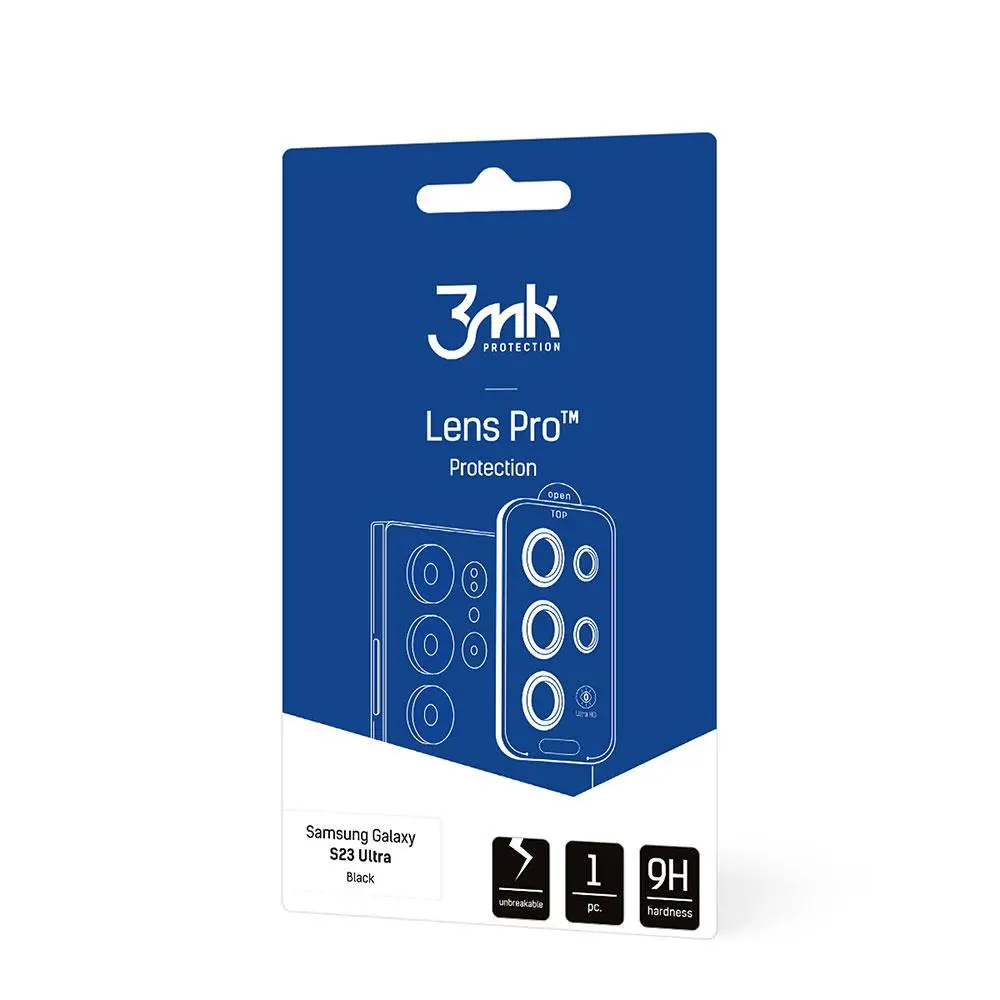Szkło hartowane 3mk Lens Protection Pro Black Samsung Galaxy S24 Ultra