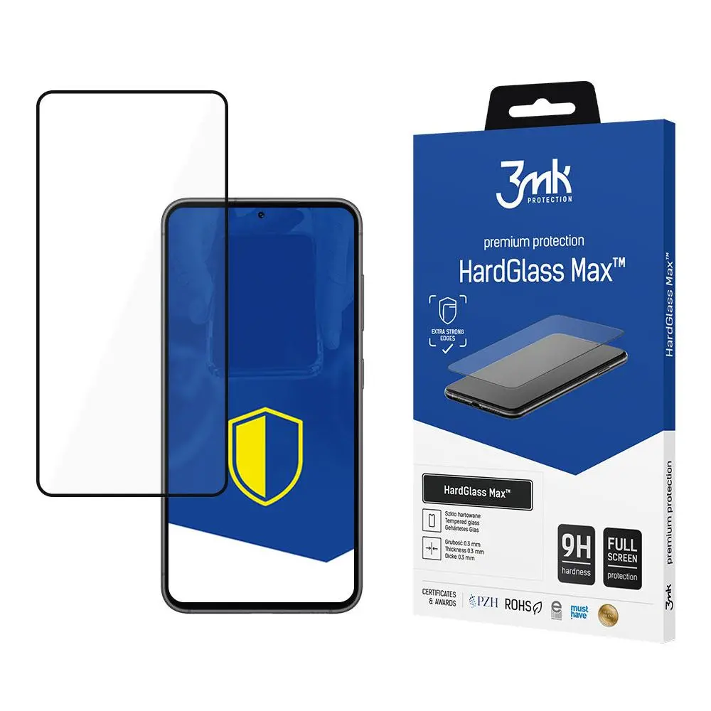 Szkło hartowane 3mk HardgGlass Max Black do Samsung Galaxy S24