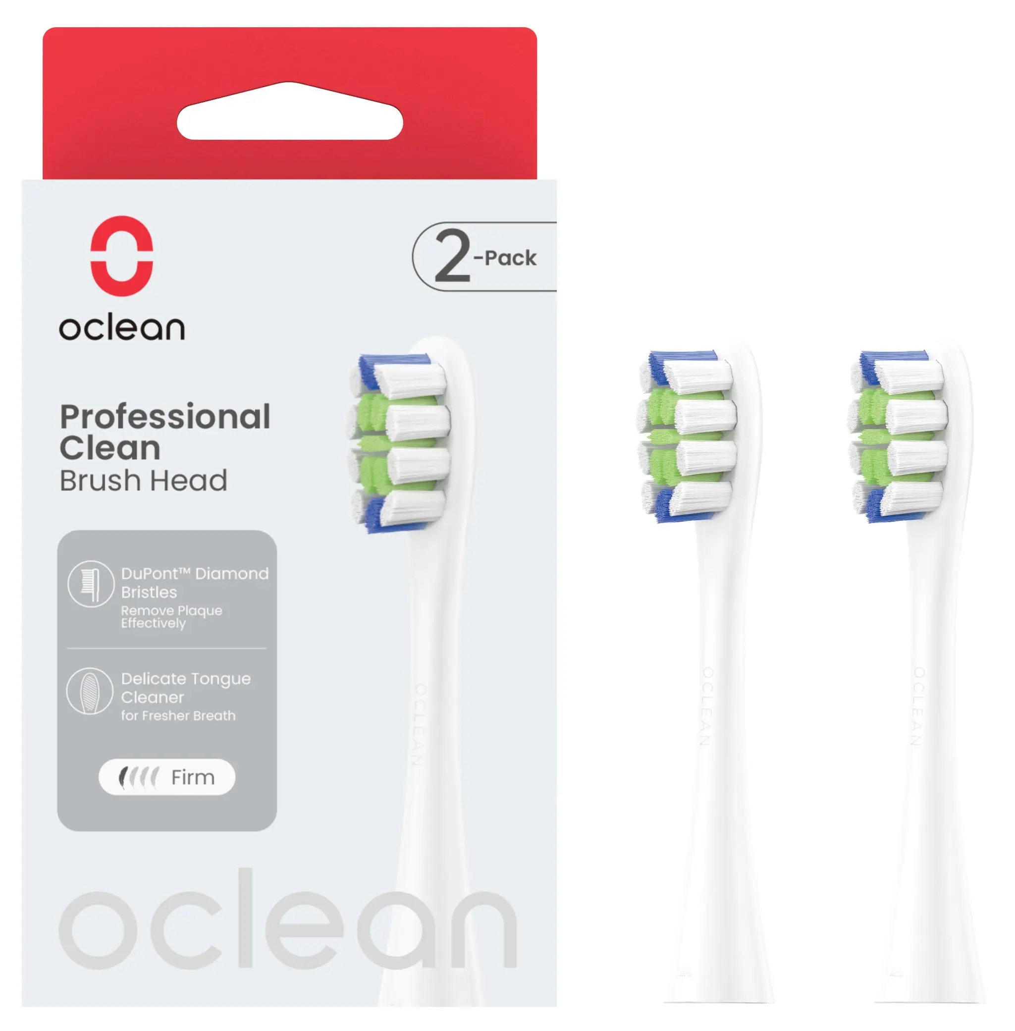 Końcówka do szczoteczki Oclean Professional Clean P1C1W02 2szt.