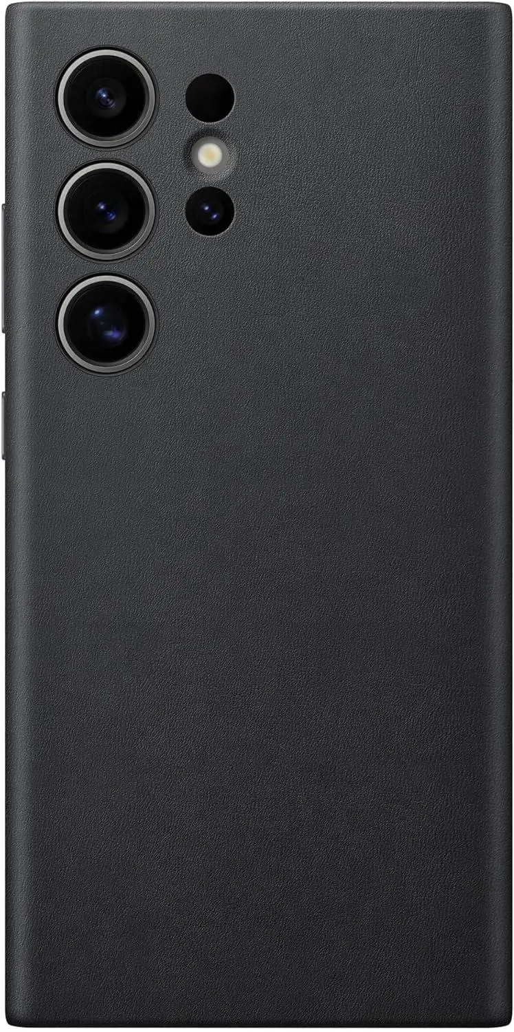 Etui Samsung Vegan Leather Case do Galaxy S24 Ultra Czarny