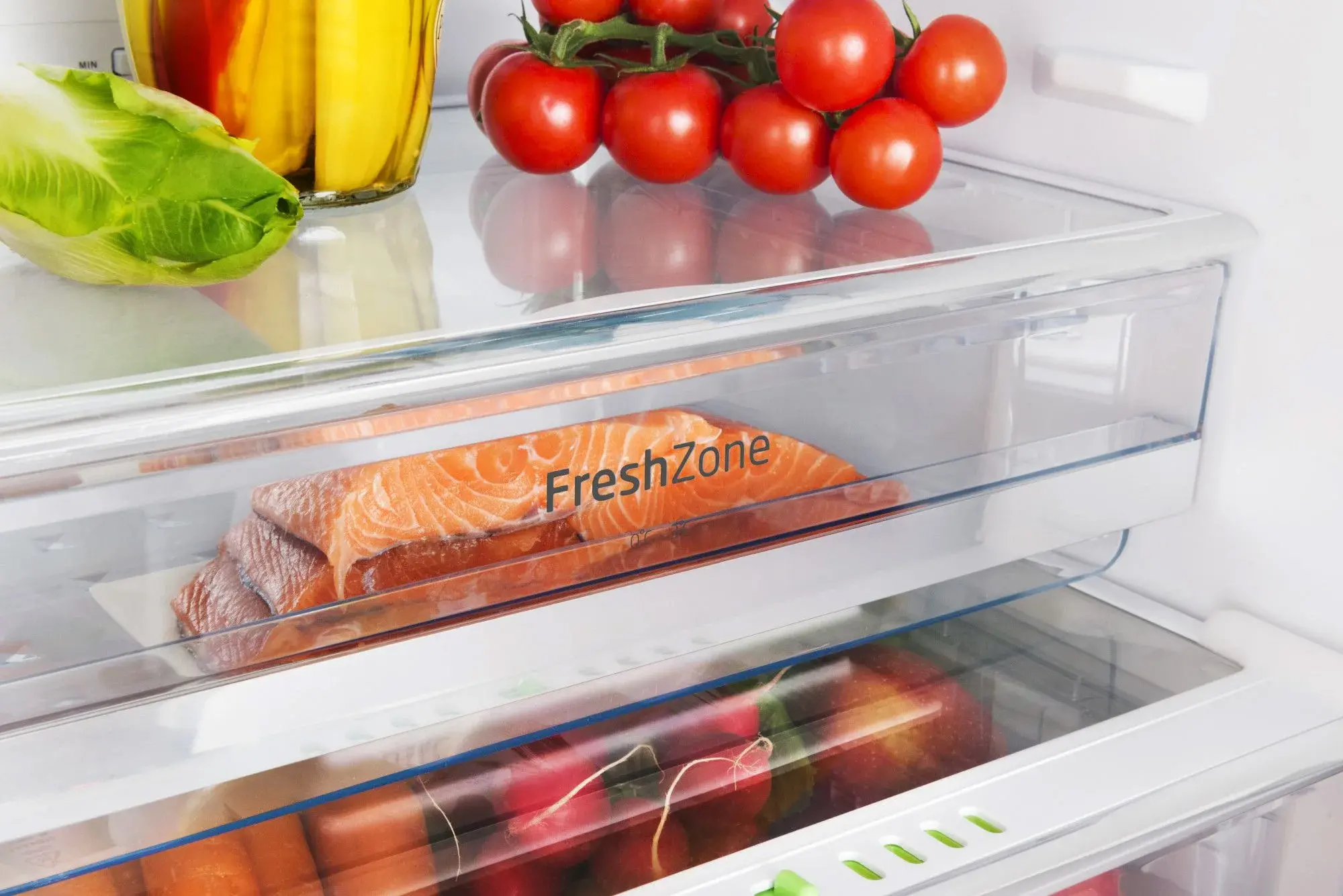 Lodówka Amica FK299.2FTZH(E) Pełny No Frost 180cm Komora świeżości Czarny Inox