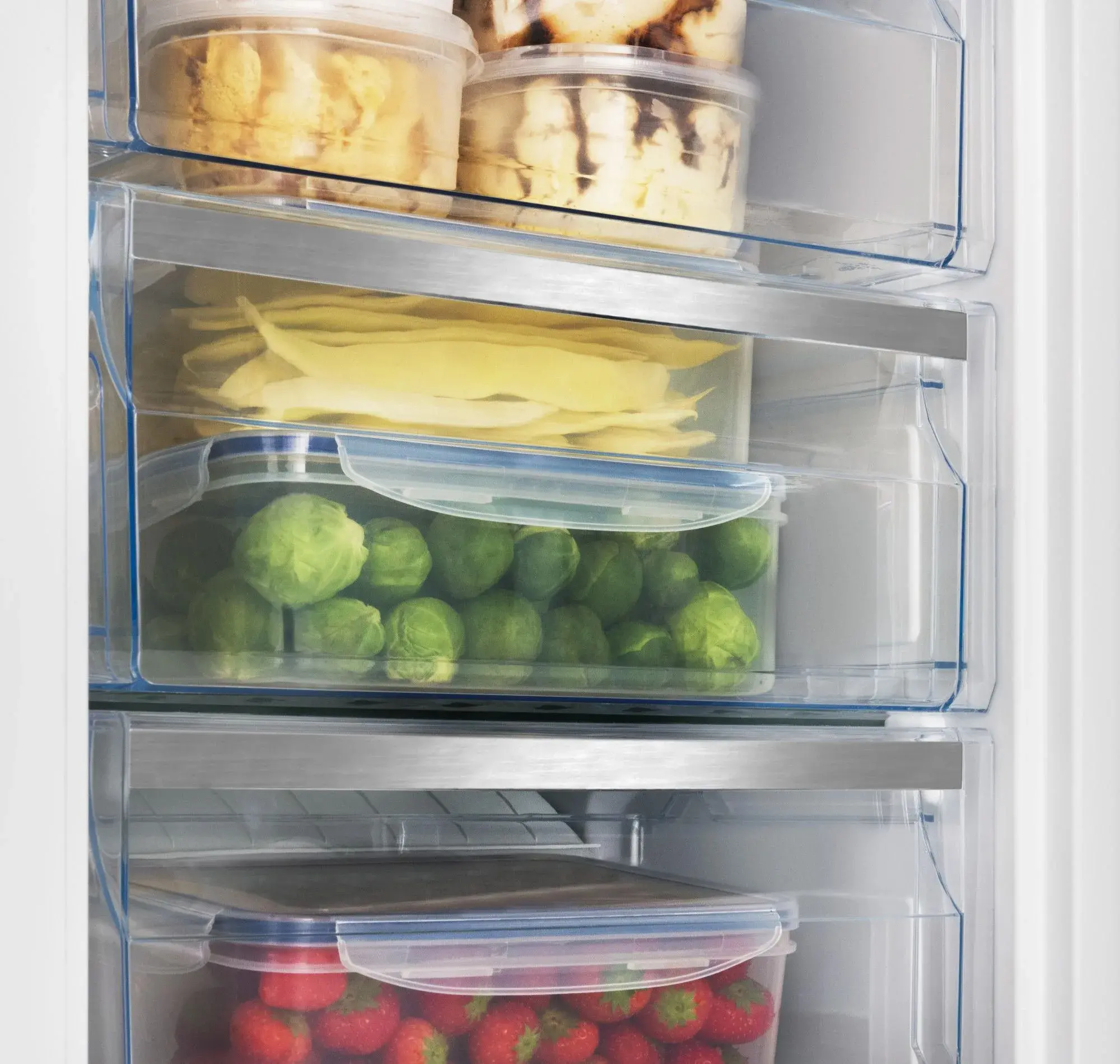Lodówka Amica FK299.2FTZH(E) Pełny No Frost 180cm Komora świeżości Czarny Inox