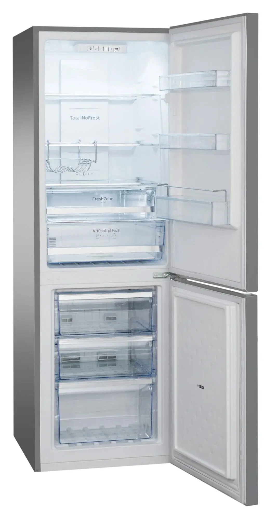 Lodówka Amica FK2695.4FTX(E) Pełny No Frost 170cm Inox