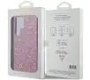 Etui Guess Glitter Script GUHCS24LHGGSHU do Samsung Galaxy S24 Ultra Fioletowy