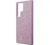 Etui Guess Glitter Script GUHCS24LHGGSHU do Samsung Galaxy S24 Ultra Fioletowy