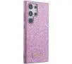 Etui Guess Glitter Script GUHCS24LHGGSHU do Samsung Galaxy S24 Ultra Fioletowy