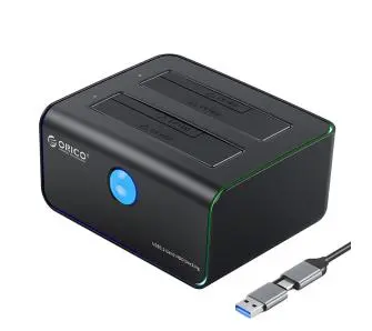 Stacja dokująca Orico 8828C3-EU-BK-BP 3,5" USB-C Czarny