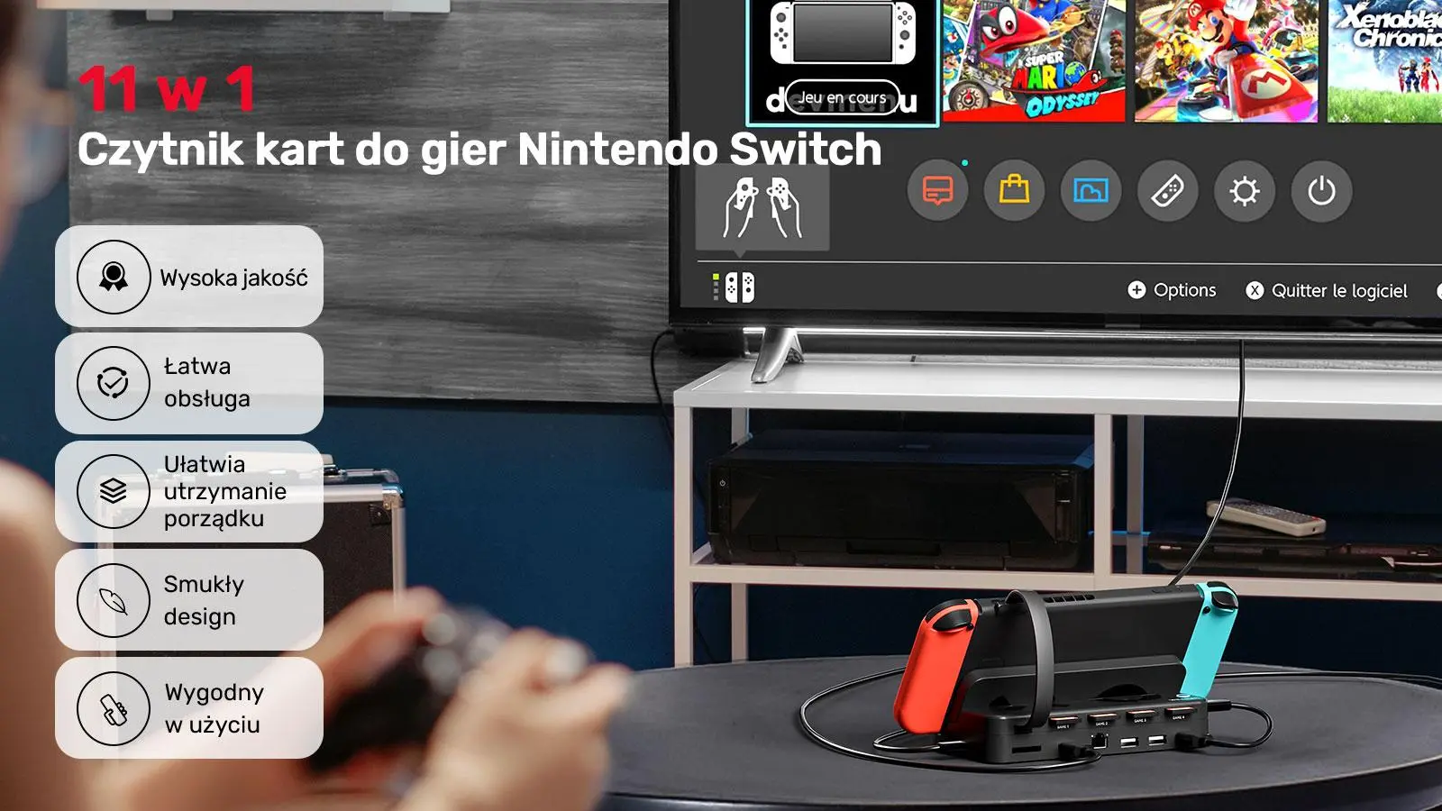Stacja dokująca Unitek G1002B 100W 4K