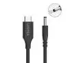 Kabel zasilający Unitek C14118BK do Lenovo 65W USB-C - DC 4,0 mm 1,8m Czarny