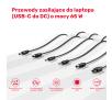 Kabel zasilający Unitek C14118BK do Lenovo 65W USB-C - DC 4,0 mm 1,8m Czarny