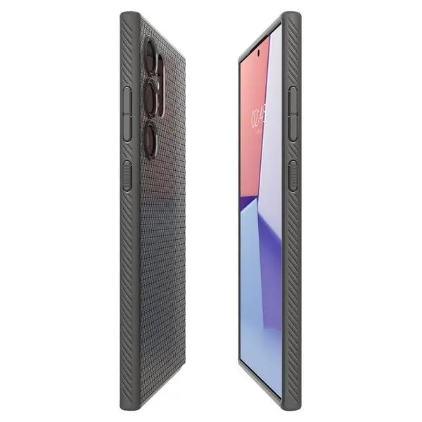 Etui Spigen Liquid Air ACS07448 do Galaxy S24 Ultra Szary