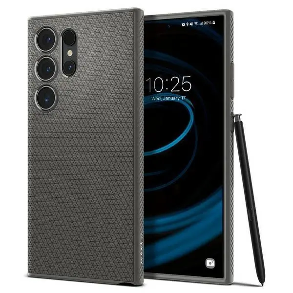Etui Spigen Liquid Air ACS07448 do Galaxy S24 Ultra Szary