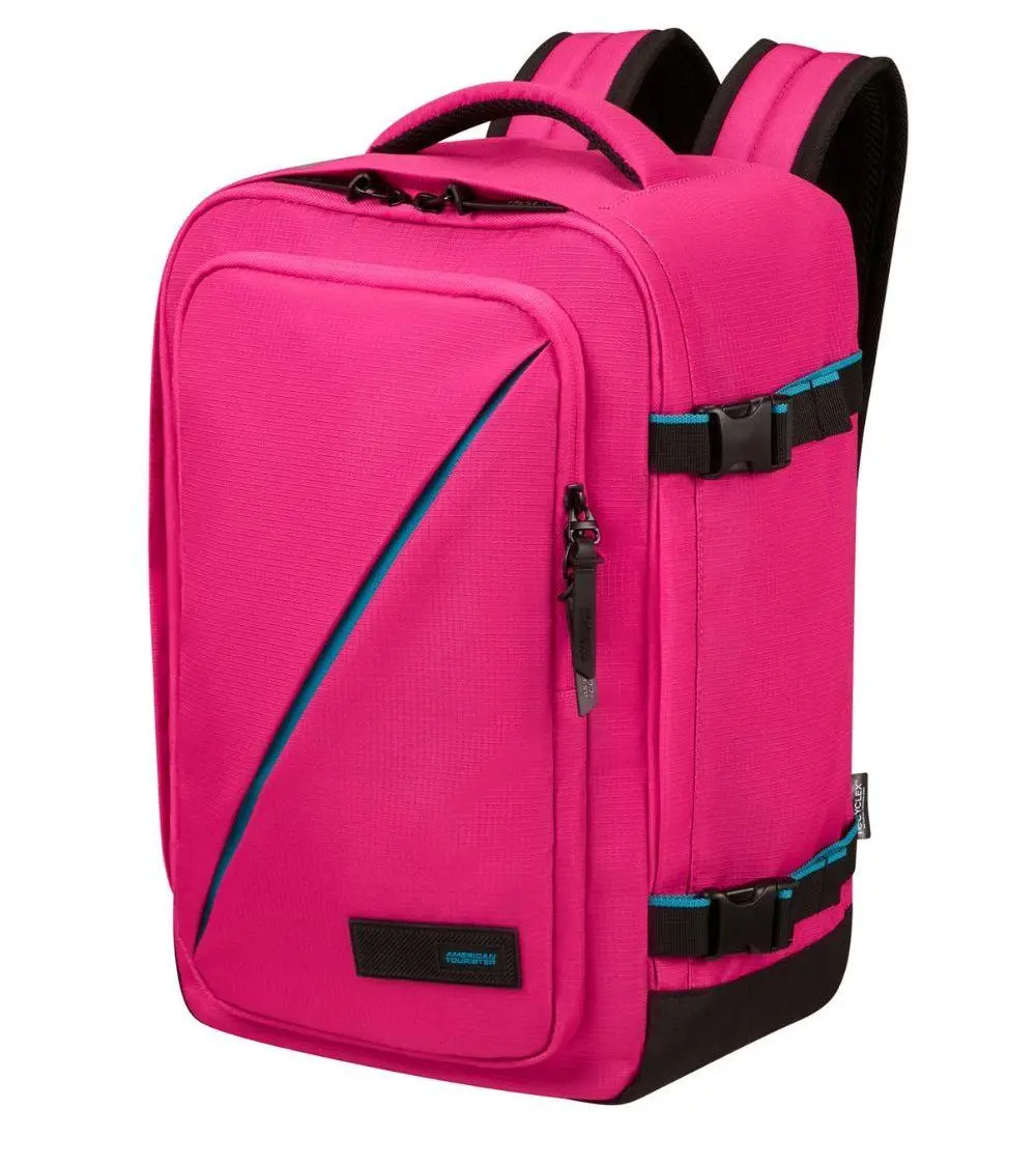 Plecak na laptopa American Tourister Take2Cabin S Raspberry Sorbet Różowy
