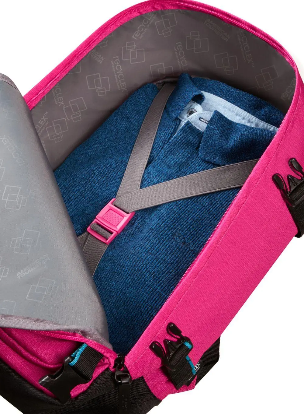 Plecak na laptopa American Tourister Take2Cabin S Raspberry Sorbet Różowy