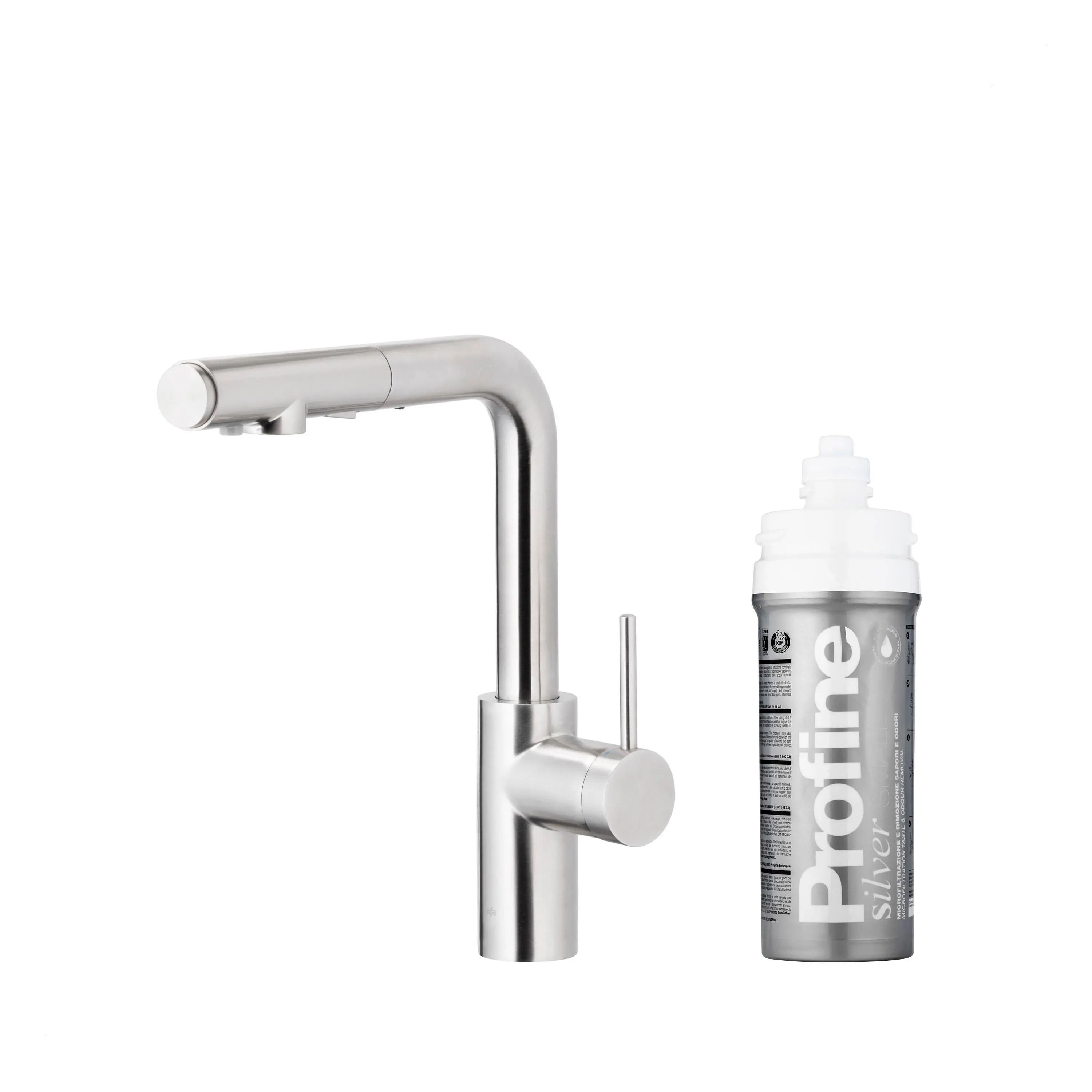 Bateria KFA Armatura Arura Duero Pure Basic Pull-Out 6623-114-22 Inox Stal szlachetna