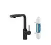 Bateria KFA Armatura Arura Duero Pure Basic Pull-Out 6623-112-81 Czarny Stal szlachetna