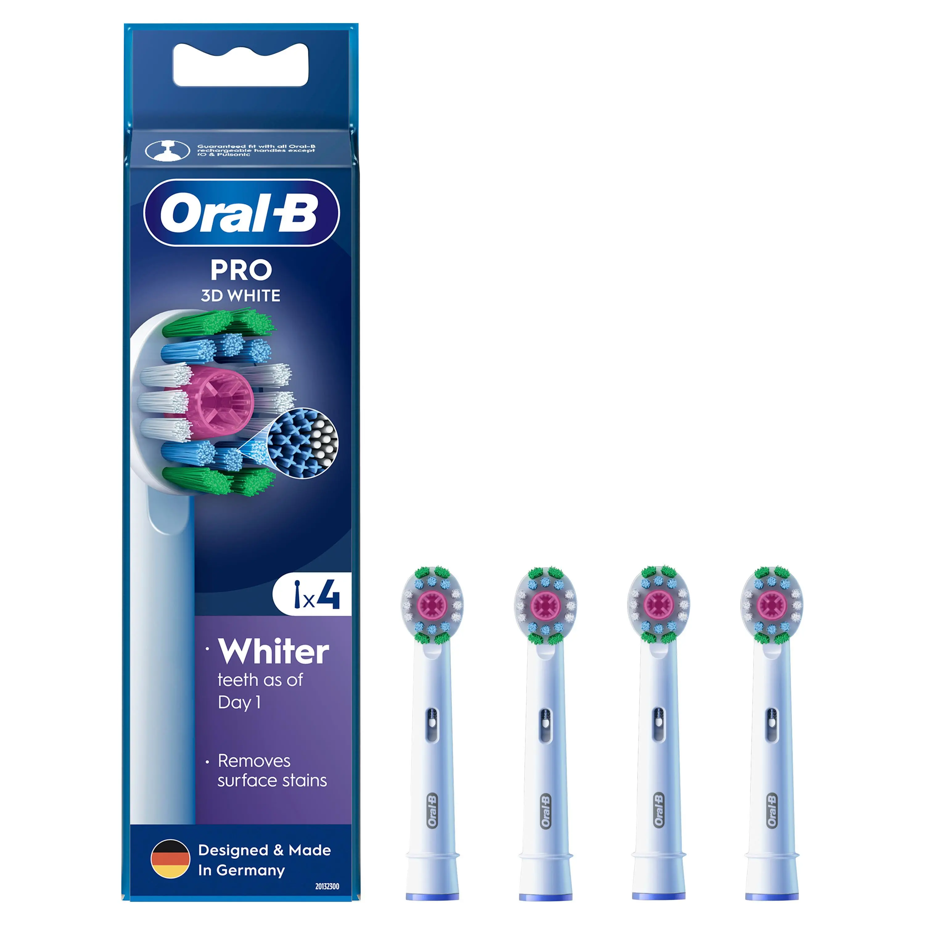 Końcówka do szczoteczki Oral-B Pro 3D White 18PRX 4szt.