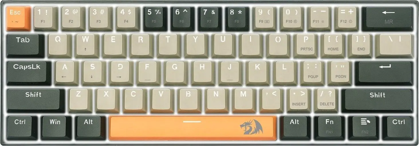 Klawiatura mechaniczna Redragon K606 Lakshmi Red Switch Brązowy