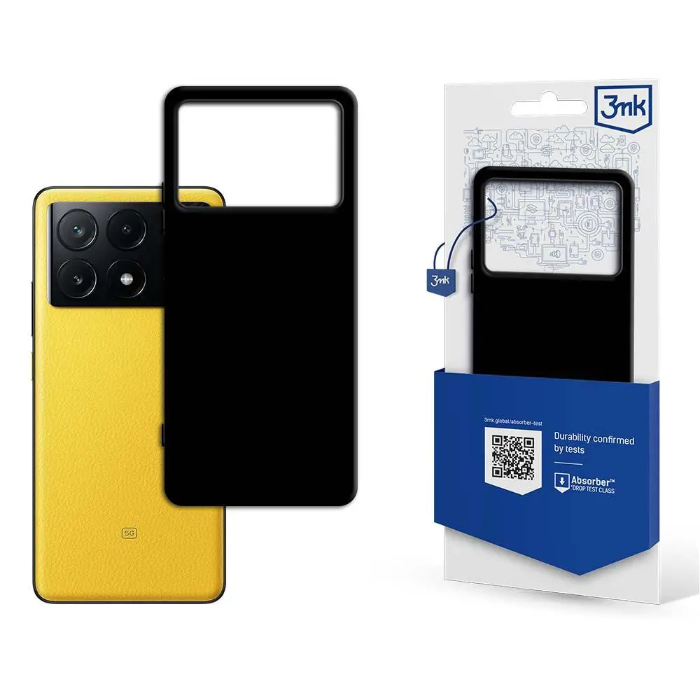 Etui 3mk Matt Case do POCO X6 Pro Czarny