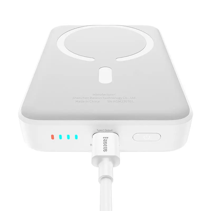 Powerbank Baseus P10059001223-00 Magnetic Mini Air 10000mAh 20W Biały