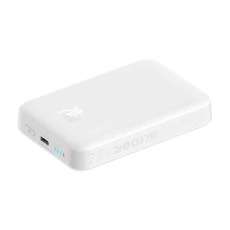 Powerbank Baseus P10059001223-00 Magnetic Mini Air 10000mAh 20W Biały