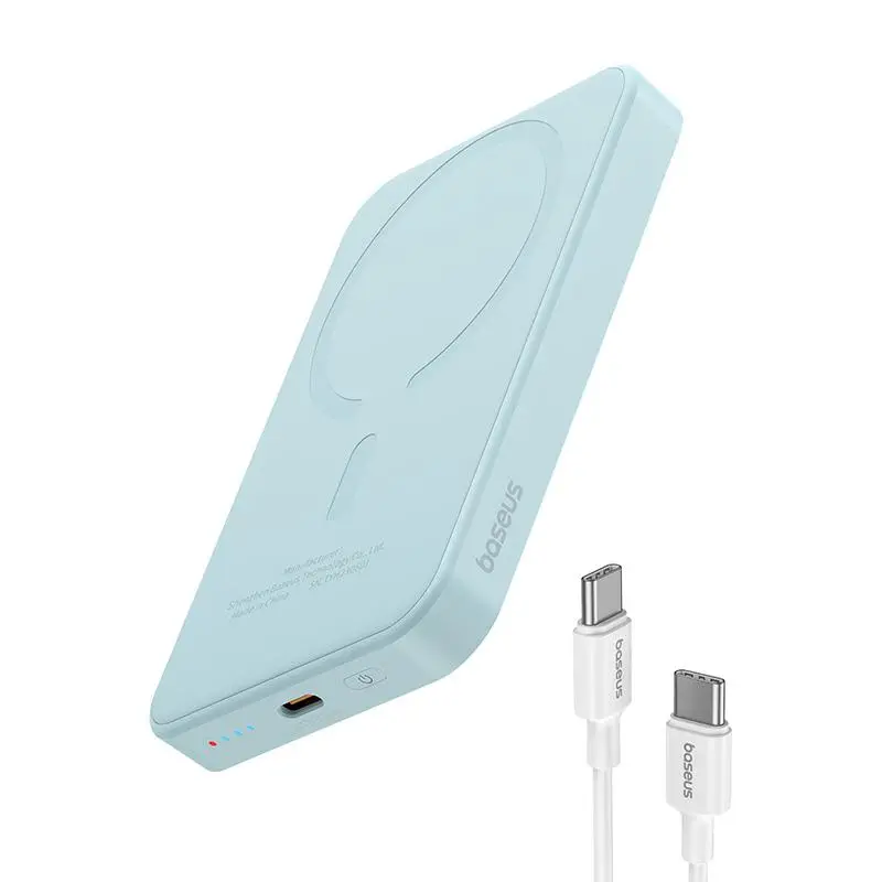 Powerbank Baseus P10022107313-00 Magnetic Mini 5000mAh 20W Niebieski
