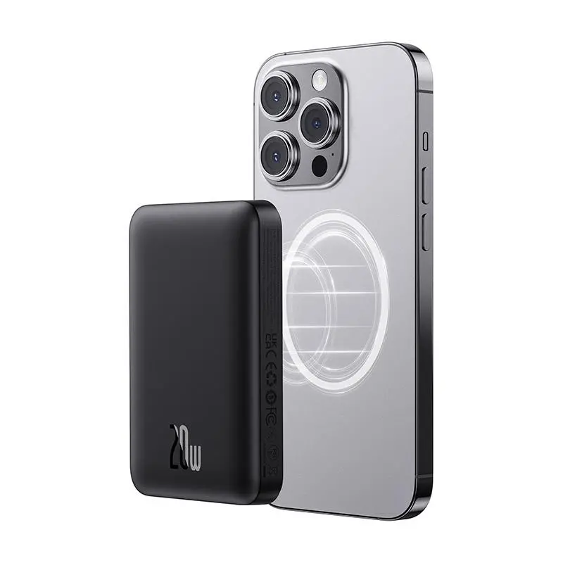 Powerbank Baseus P10059001113-00 Magnetic Mini Air 10000mAh 20W Czarny