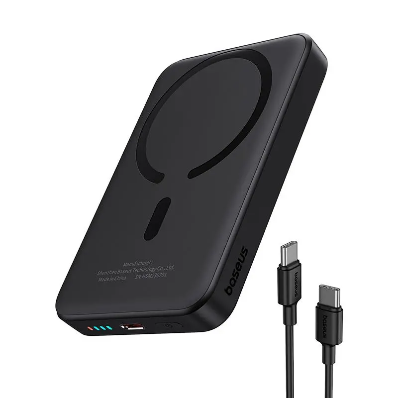 Powerbank Baseus P10059001113-00 Magnetic Mini Air 10000mAh 20W Czarny