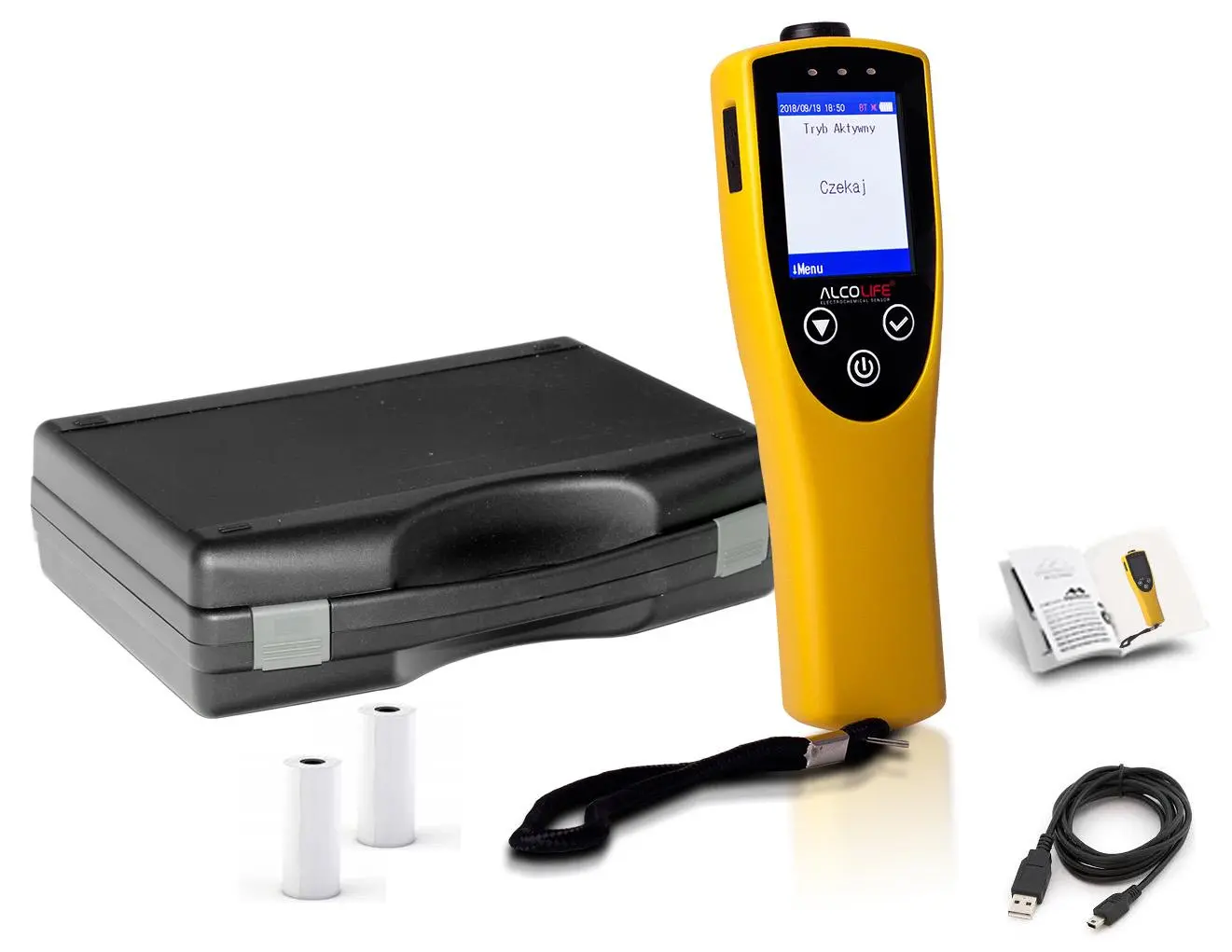 Alkomat Alcolife F9 + Drukarka